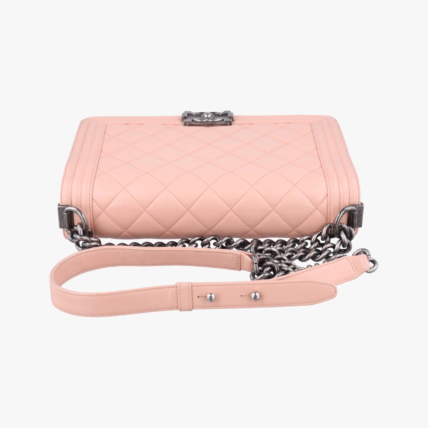 CHANEL Boy Chanel Pink Leather A9226919322214 Shoulder Bag