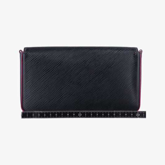 LOUIS VUITTON Pochette Felice Noir x Pink Epi M64579NZ2108 Shoulder Bag
