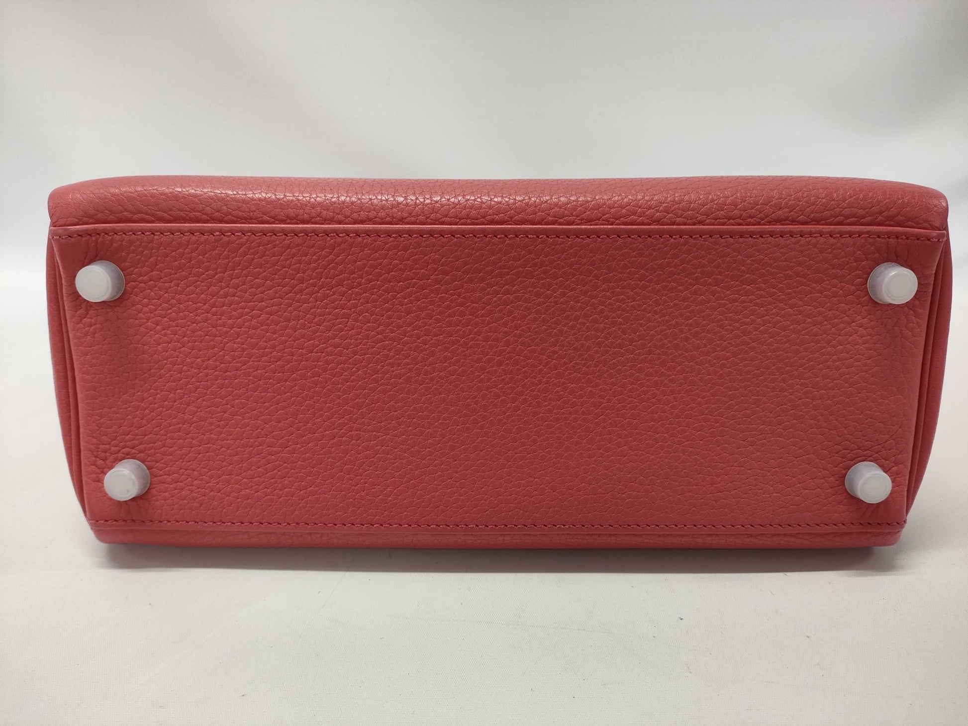 HERMES Kelly 28 □N Stamp Togo Strap Key Padlock Handbag