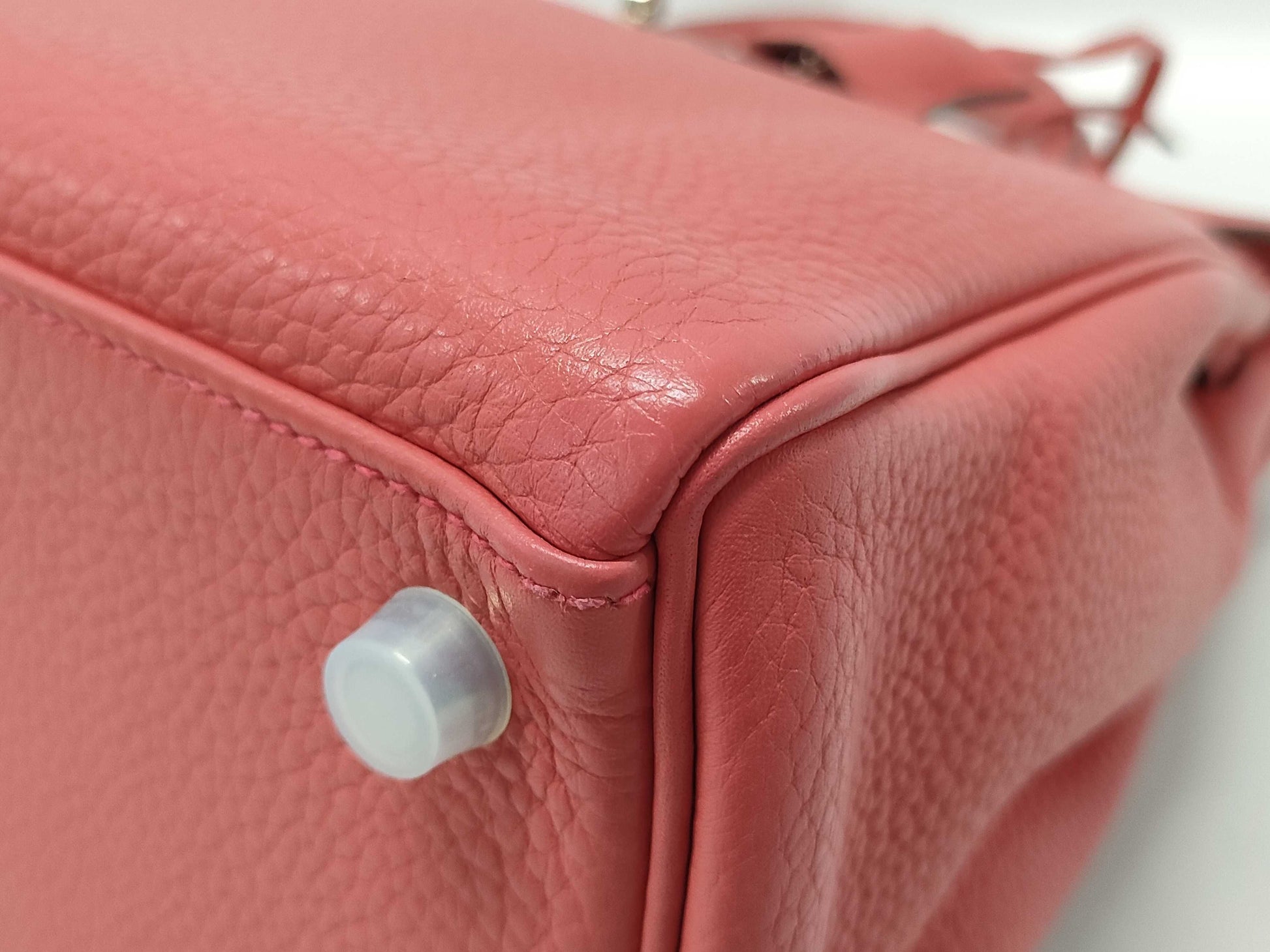 HERMES Kelly 28 □N Stamp Togo Strap Key Padlock Handbag