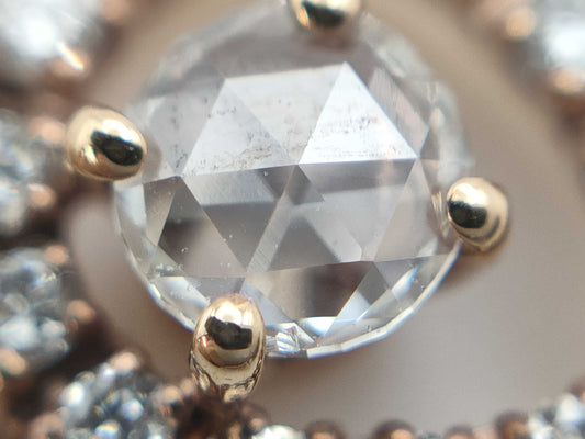 Damiani Juliet Diamond Bracelet/Bangle in PG 750, 11.0g