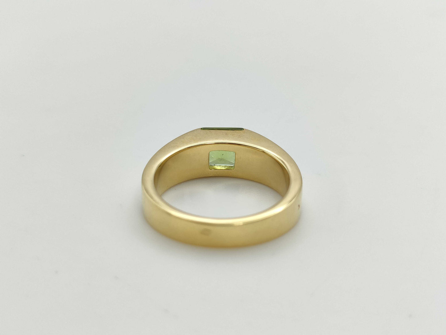 Cartier Tank #51 Colored Stone YG 750 8.5g Ring