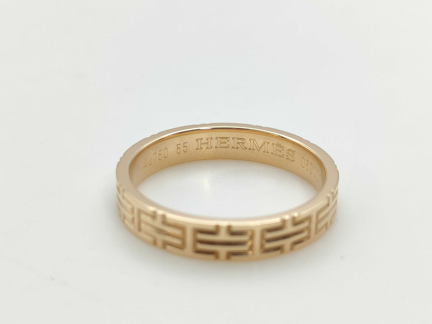 HERMES Kilim #55 PG Au750 3.9g Ring