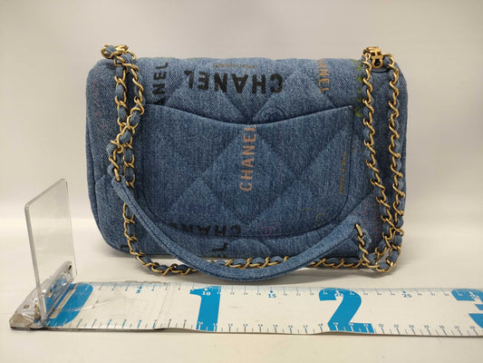 CHANEL Chain Shoulder Bag Matelasse 25 Denim AS3134 Shoulder Bag