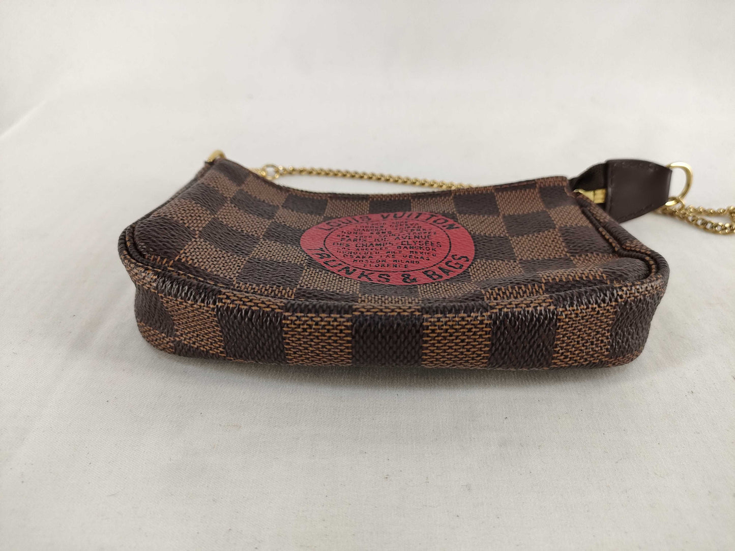 LOUIS VUITTON Damier Vuitton Damier Mini Pochette Accessoir N58011 Pouch