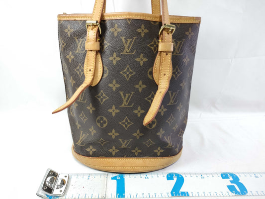 LOUIS VUITTON Monogram Bucket Handbag