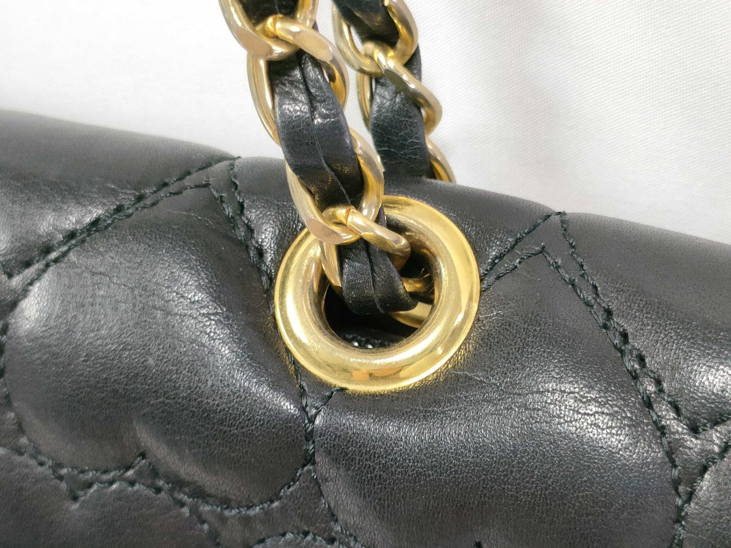 Moschino Back Heart Stitch Shoulder Bag