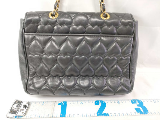 Moschino Back Heart Stitch Shoulder Bag