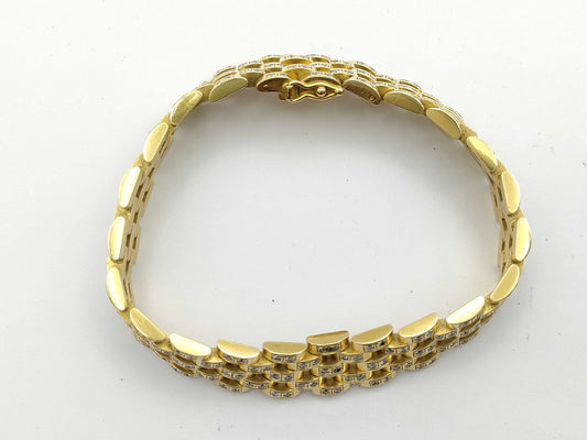 D2.12ct K18 46.0g Bracelet/Bangle
