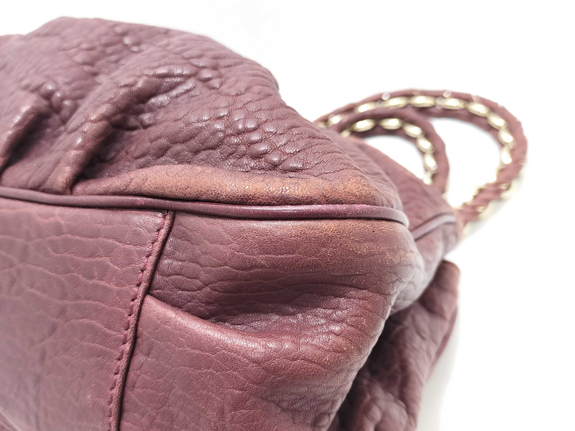 FENDI FENDI Leather Chain Bag Handbag