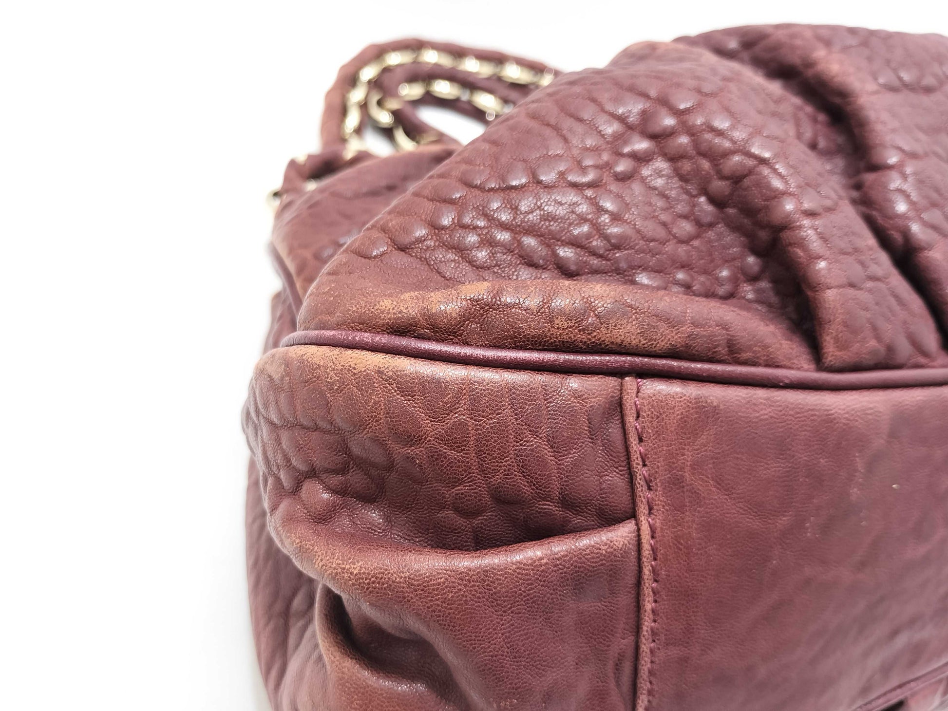 FENDI FENDI Leather Chain Bag Handbag