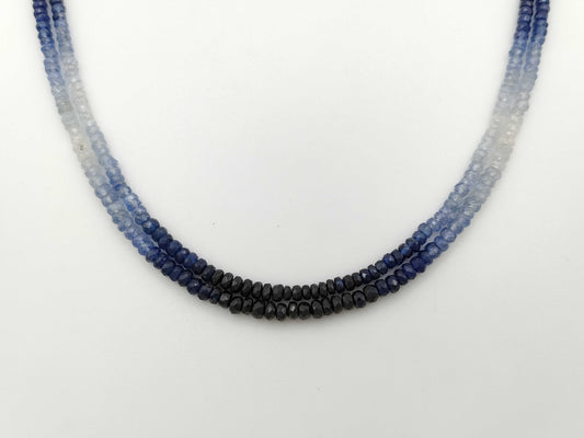 Colored Stone PT850 Necklace 16.3g