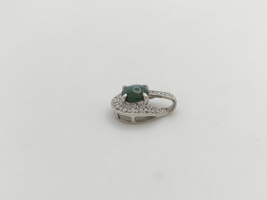 Alexandrite Cat's Eye 1.218ct D0.10ct PT900 1.9g Pendant Top