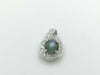 Alexandrite Cat's Eye 1.218ct D0.10ct PT900 1.9g Pendant Top