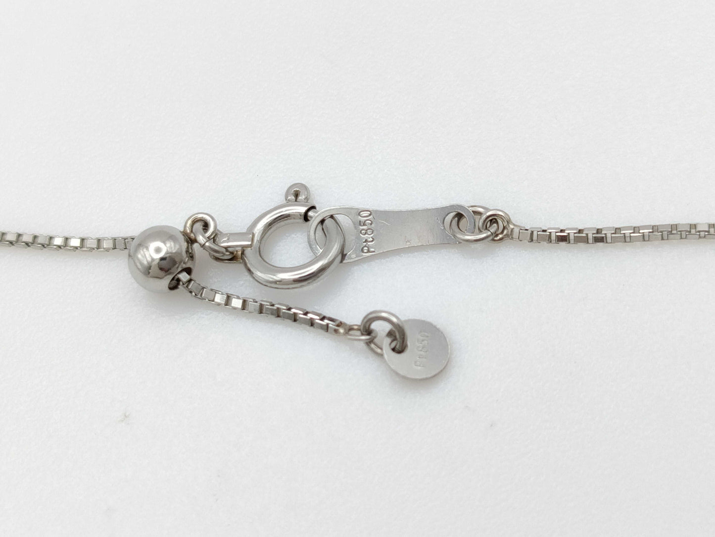 FOP2.33ct D0.20ct PT900/850 4.4g Necklace