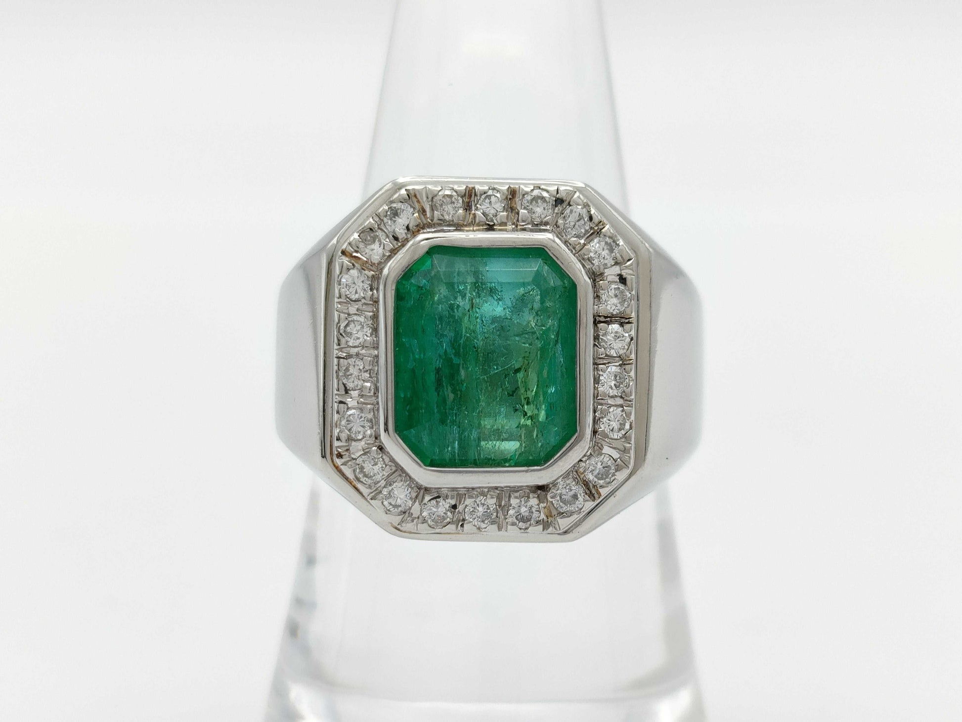 E4.57ct D0.32ct PT850 22.6g Ring