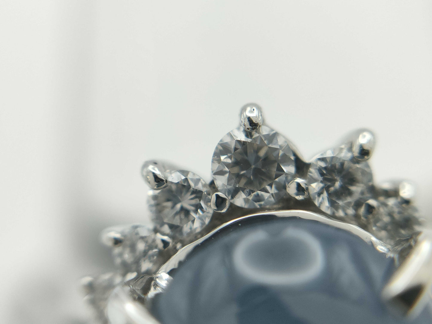Mitsukoshi SS5.07ct D0.21ct PT950 8.4g Ring