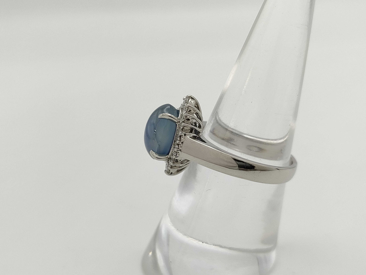 Mitsukoshi SS5.07ct D0.21ct PT950 8.4g Ring