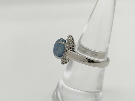 Mitsukoshi SS5.07ct D0.21ct PT950 8.4g Ring