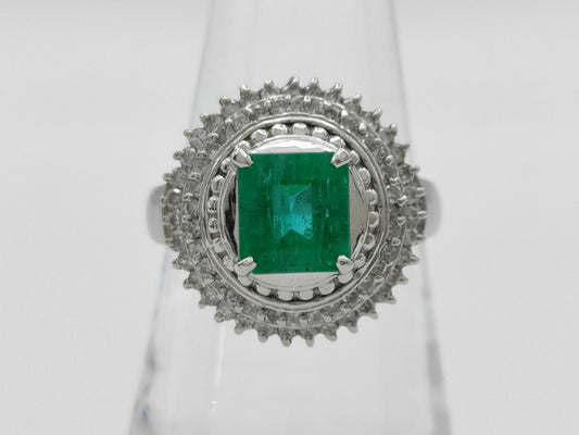 E1.70ct D0.56ct PT900 10.3g Ring