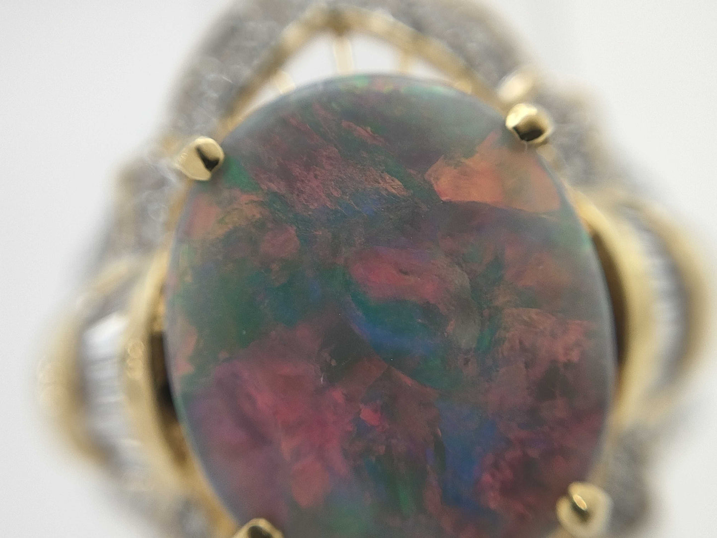 Opal Diamond 750 8.2g Ring