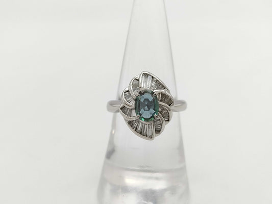 AX0.709ct D0.50ct PT900 8.6g Ring