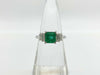 E1.26ct D0.33ct Pt900 4.8g Ring