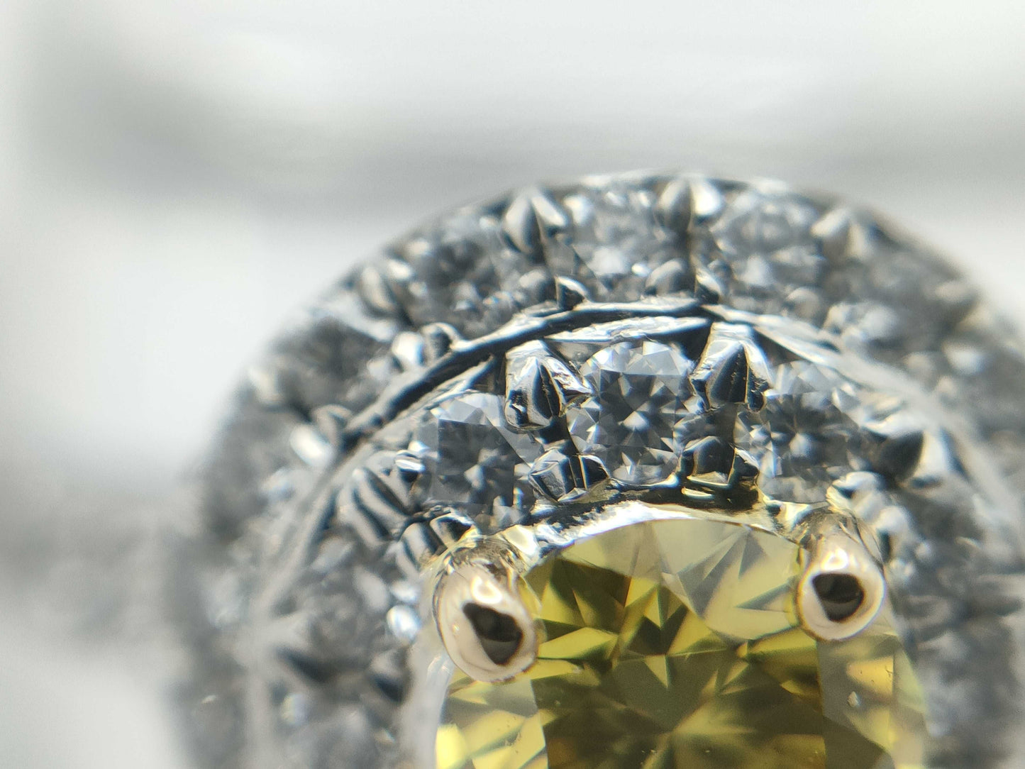 Tiffany&Co. Sorest YD0.25ct Melee Diamond PT950/Au750 3.8g Ring