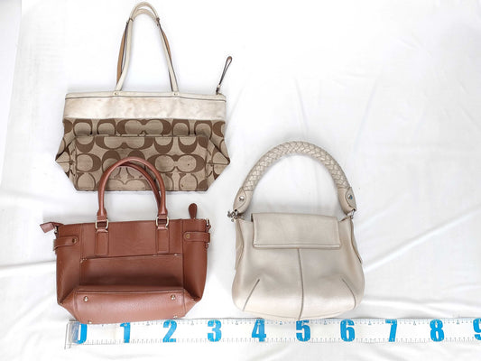 COACH Signature 3-Piece Handbag Set