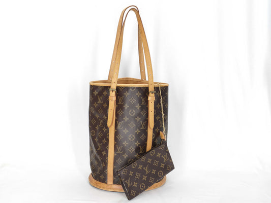 LOUIS VUITTON Monogram Louis Vuitton M42236 Bucket L Bucket GM Pouch Tote Bag? Tote Bag