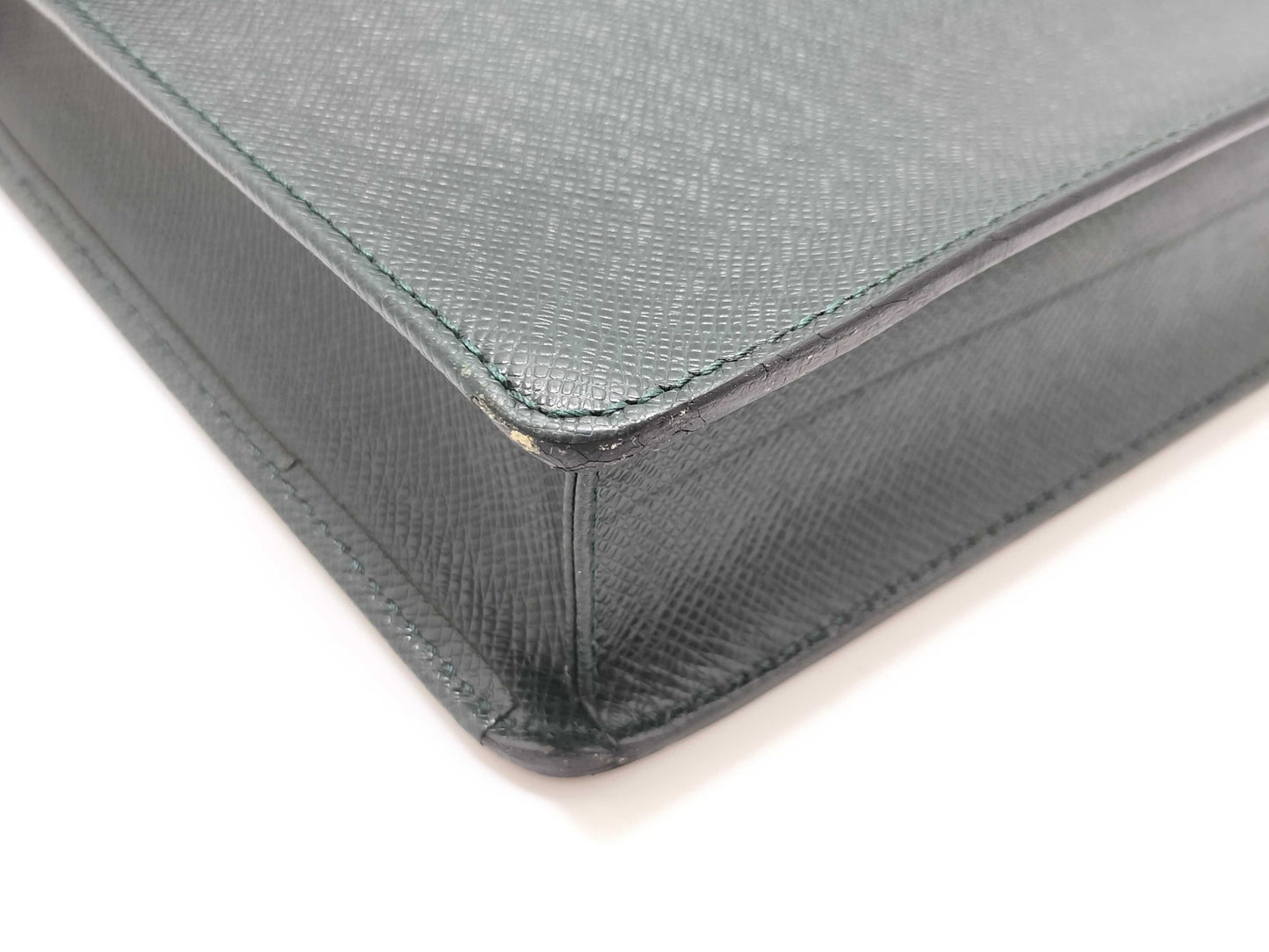LOUIS VUITTON Epi LV Business Bag Green Epi Business Bag