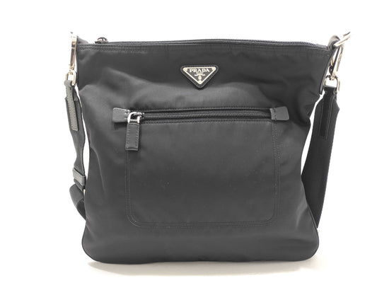 PRADA Nylon PRADA Shoulder Bag Sacoche Black Nylon Shoulder Bag