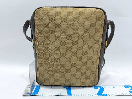 GUCCI Old GUCCI Shoulder Bag Brown GG Pattern Shoulder Bag