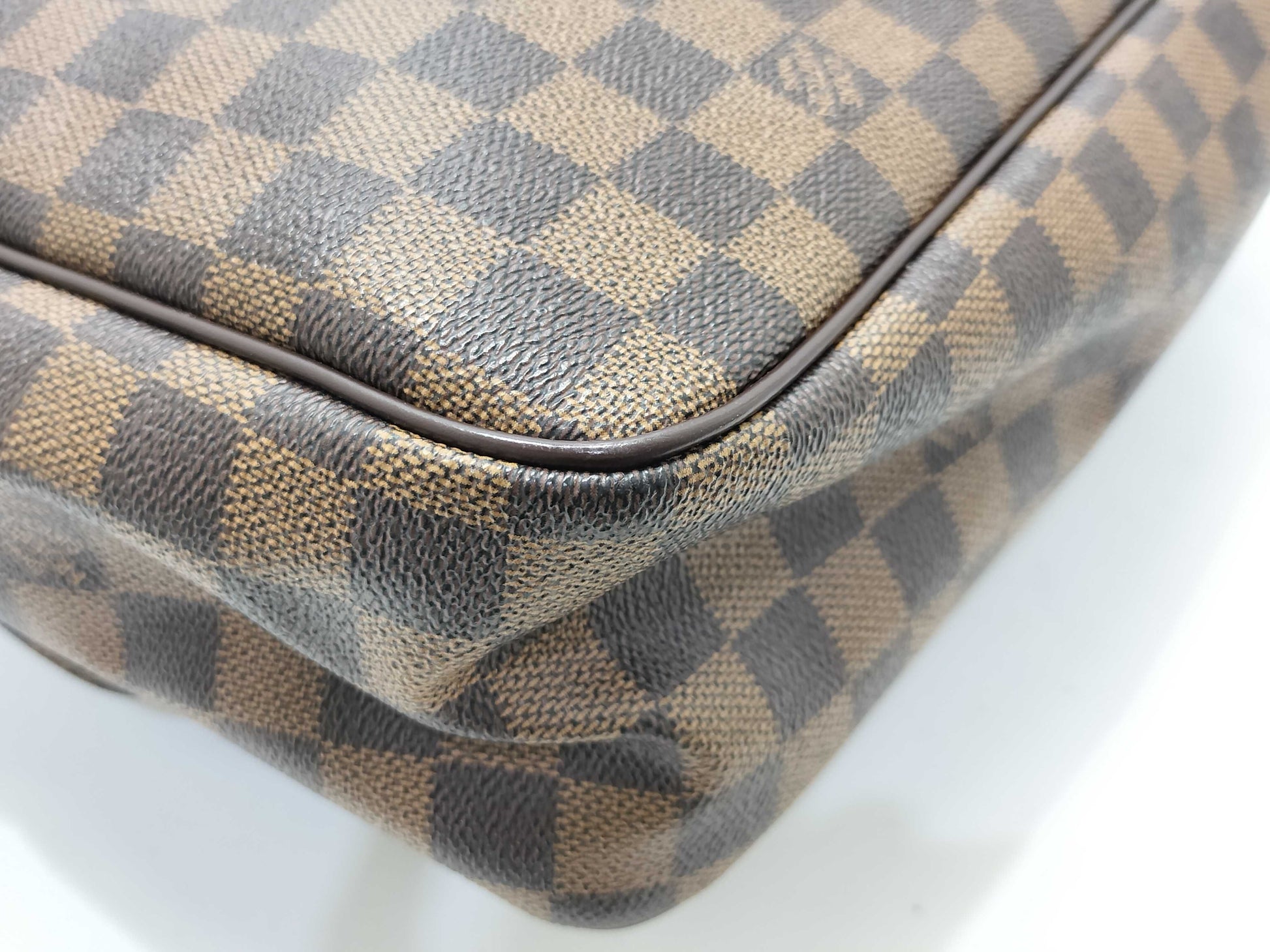 LOUIS VUITTON Damier Louis Vuitton Melville Shoulder Bag Damier Brown Shoulder Bag