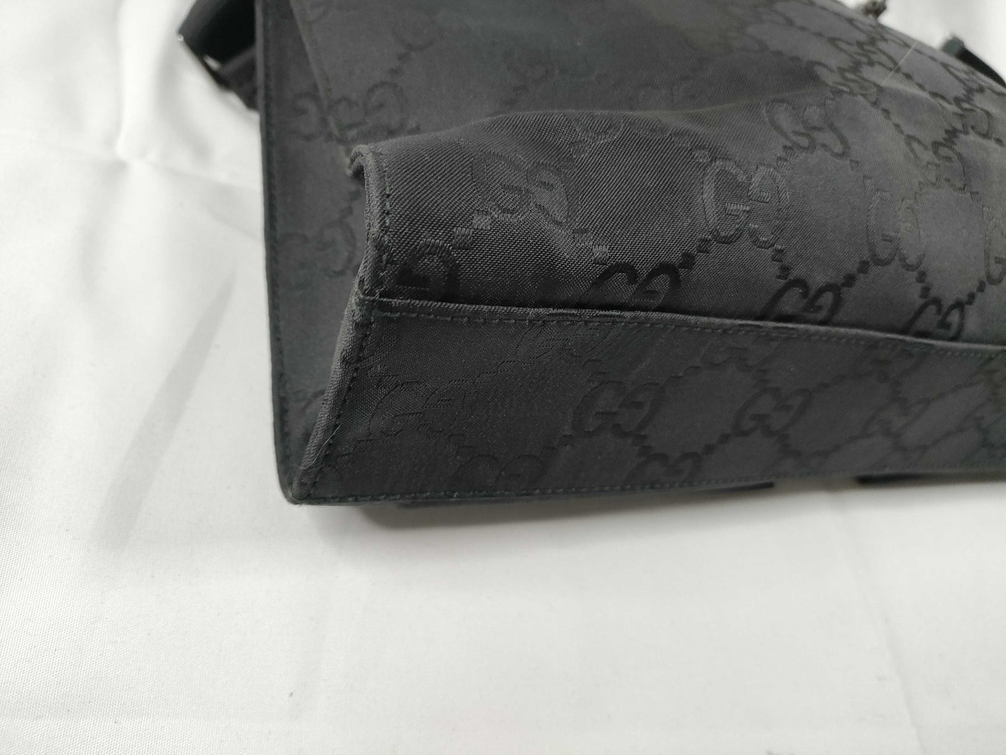 GUCCI GUCCI GG Nylon Shoulder Bag Black W32cm Shoulder Bag