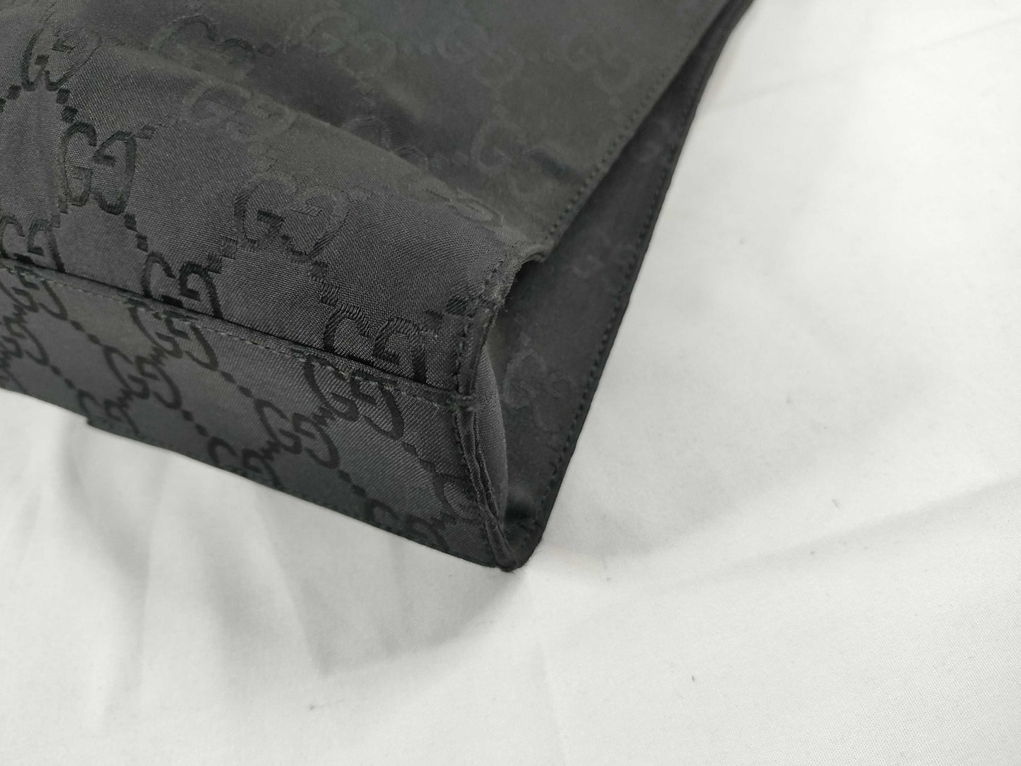 GUCCI GUCCI GG Nylon Shoulder Bag Black W32cm Shoulder Bag