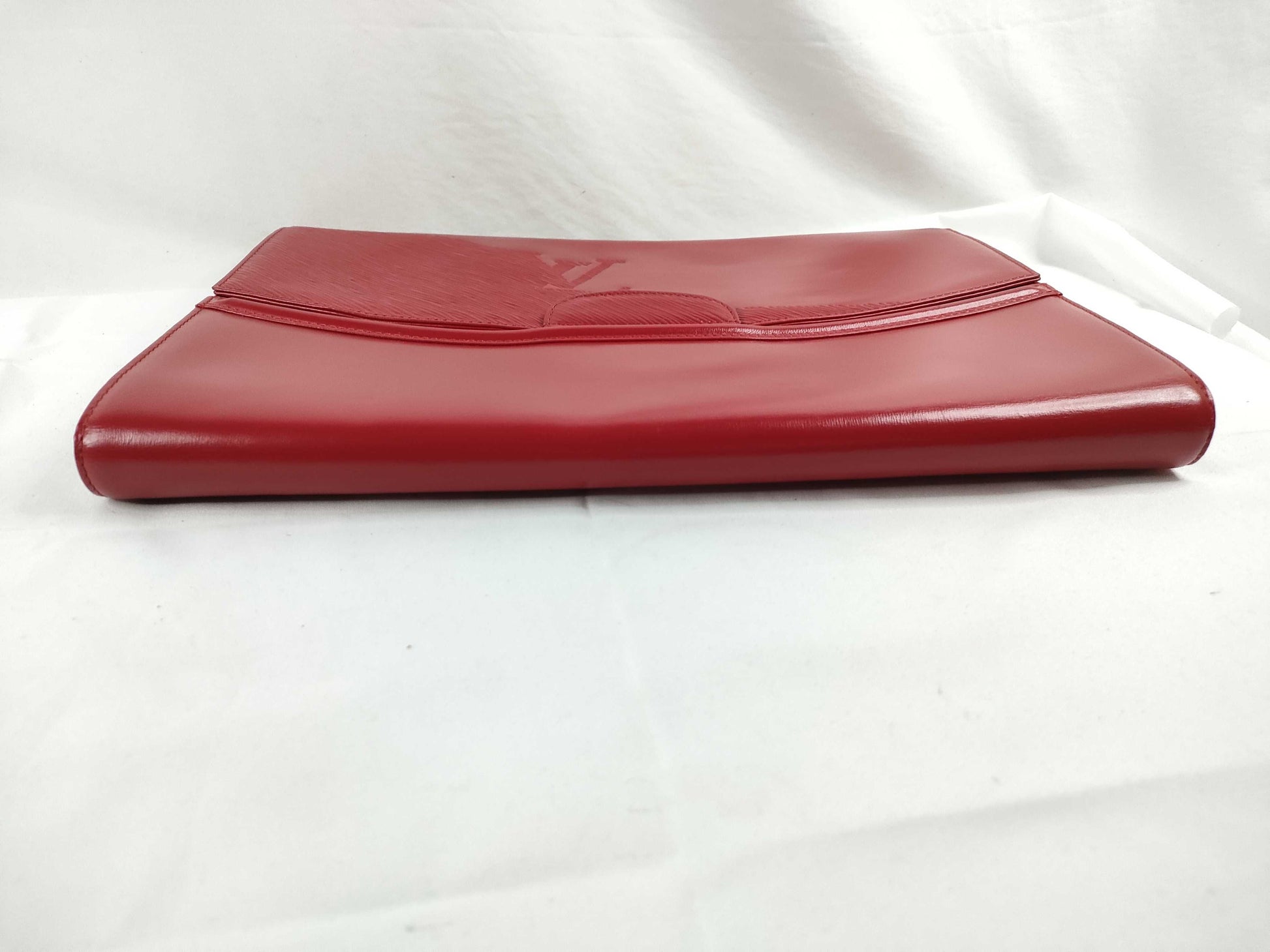 LOUIS VUITTON Epi LV Epi Opera LINE Tri-Fold Briefcase Red W35cm Bag
