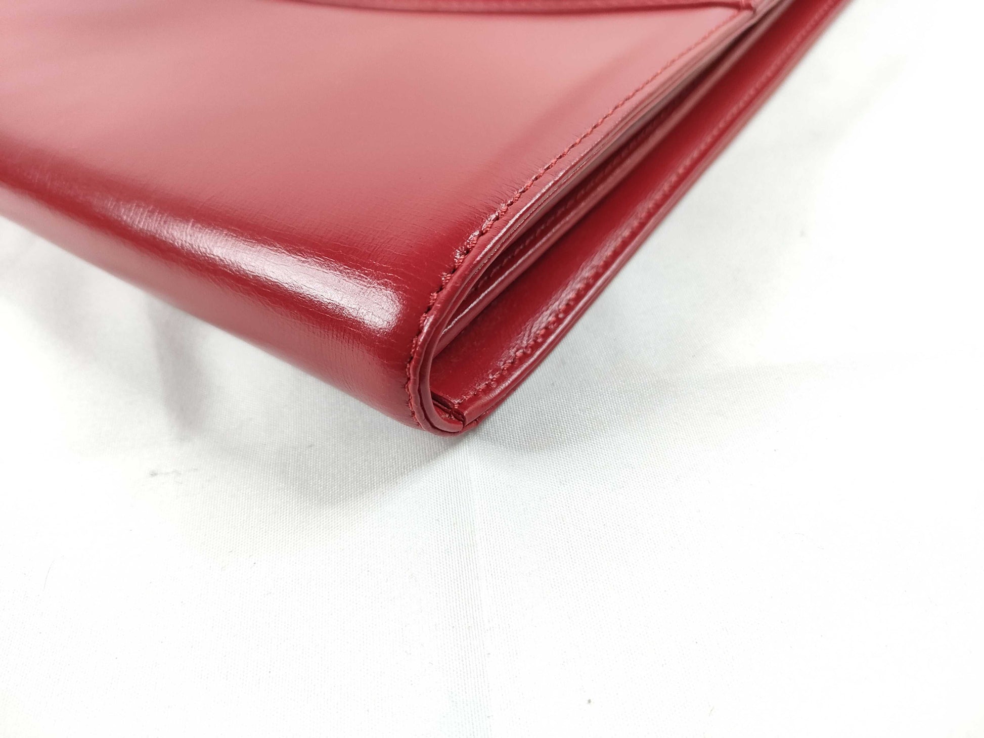 LOUIS VUITTON Epi LV Epi Opera LINE Tri-Fold Briefcase Red W35cm Bag