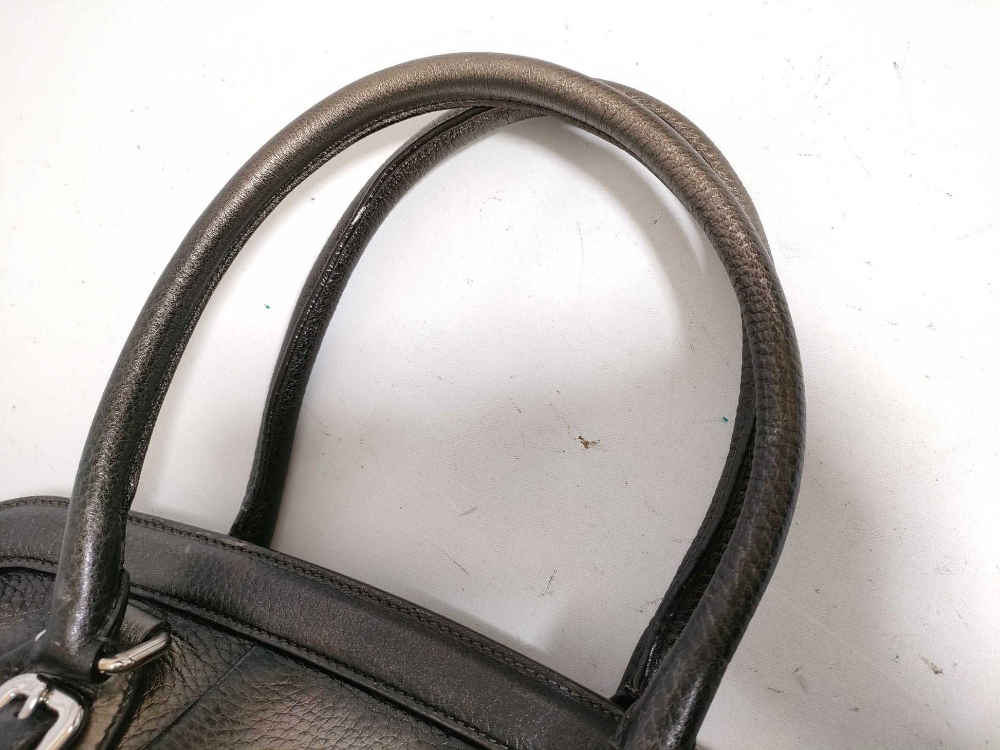 PRADA PRADA Leather Doctor's Bag Handbag Gradient Bronze W37cm Handbag