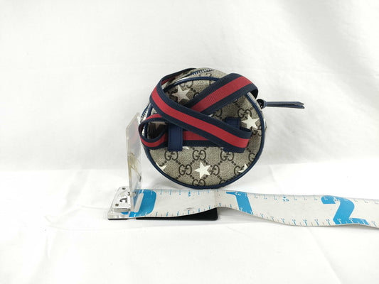 GUCCI GG Supreme GUCCI Children's GG Supreme Star Waist Bag 502330 Beige/Navy W12cm Waist Bag