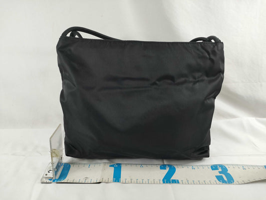 PRADA Nylon PRADA Nylon Triangle Logo Tote Bag Black W29cm Tote Bag