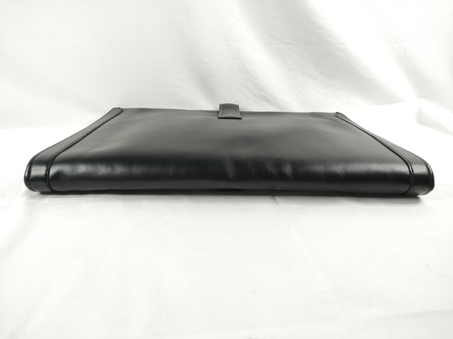 HERMES HERMES Jije GM Leather Clutch Bag Second Bag 〇P Engraved Black W34cm Clutch Bag