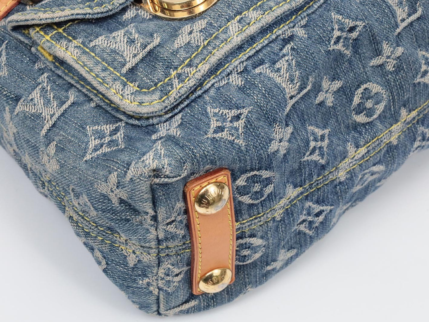 LOUIS VUITTON Monogram Denim Baggy PM M95049 Shoulder Bag