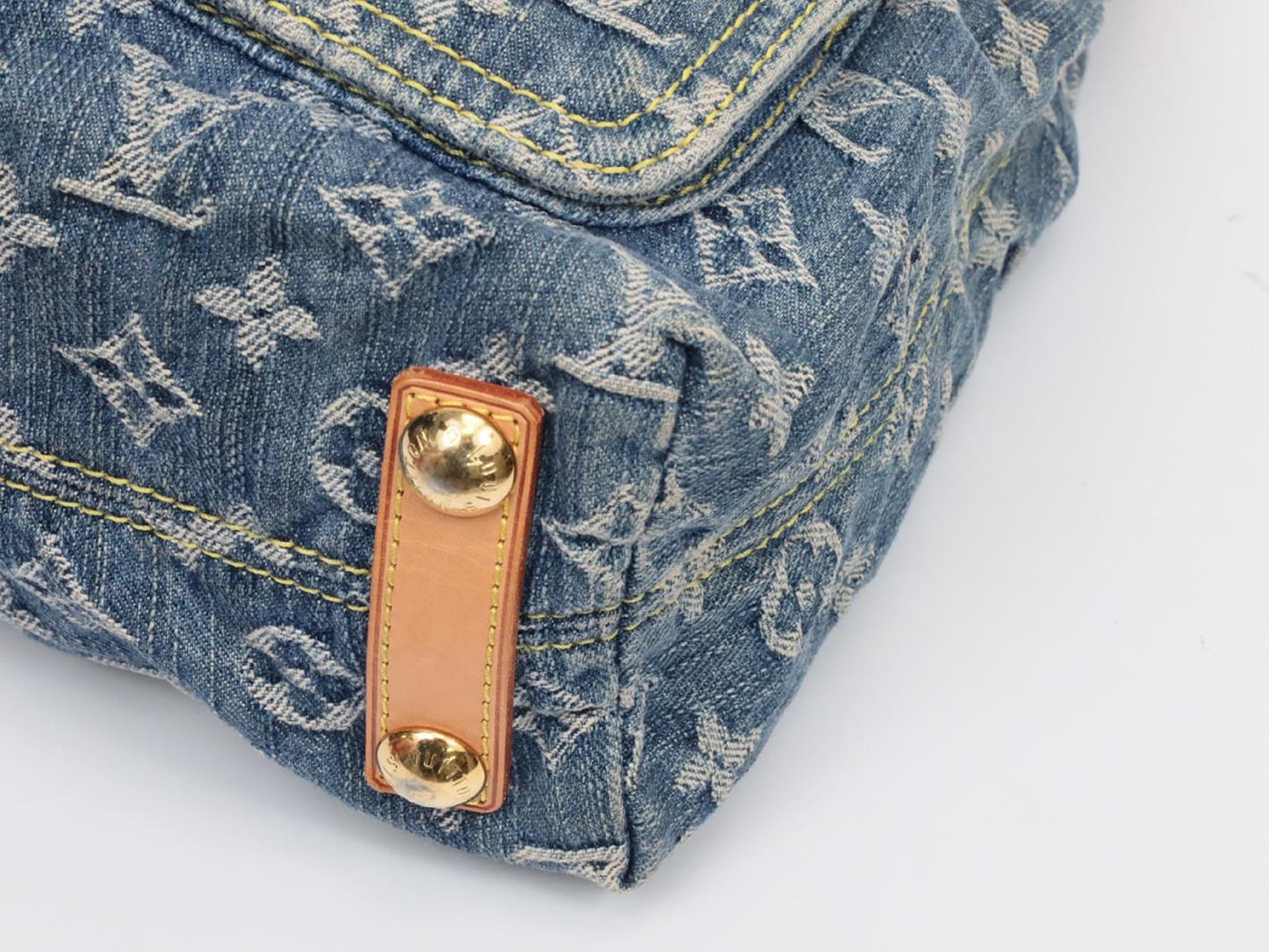 LOUIS VUITTON Monogram Denim Baggy PM M95049 Shoulder Bag