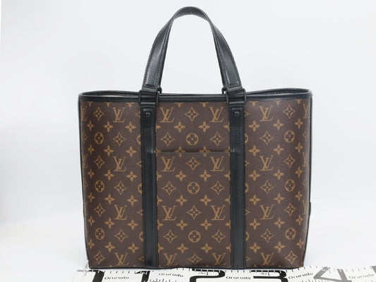 LOUIS VUITTON 20 Monogram MacArthur Weekend Tote PM M45734 RFID Verified Shoulder Bag
