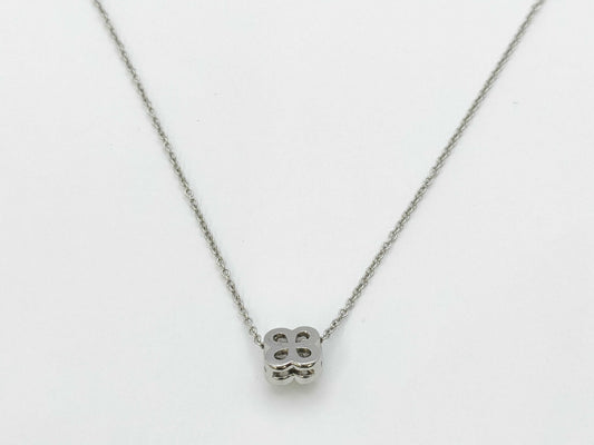 Tiffany & Co. Flower Motif 4PD PT950 3.4g Necklace