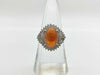 FOP3.08ct D0.81ct Pt900 8.6g Ring