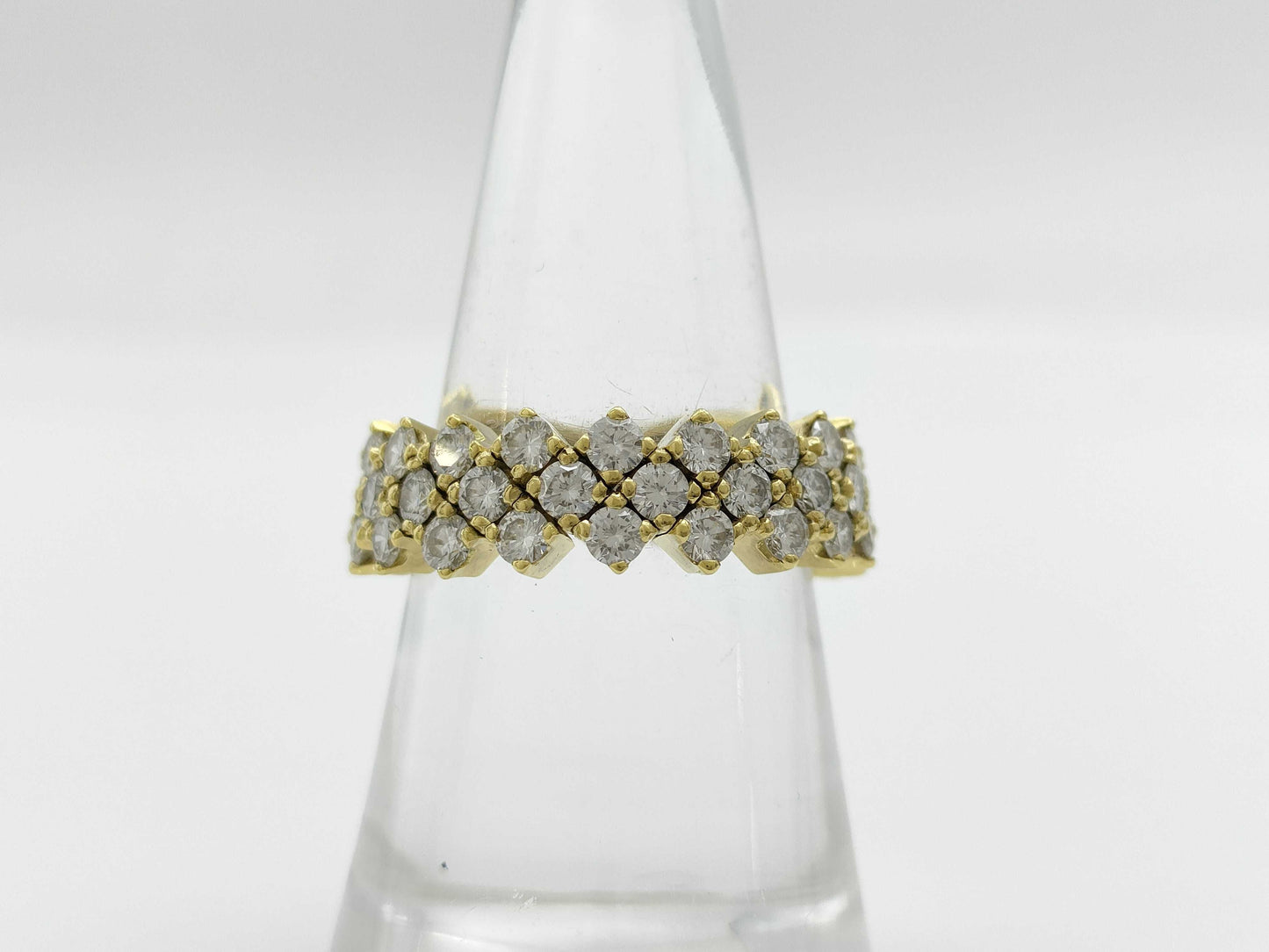 Diamond K18 7.8g Ring