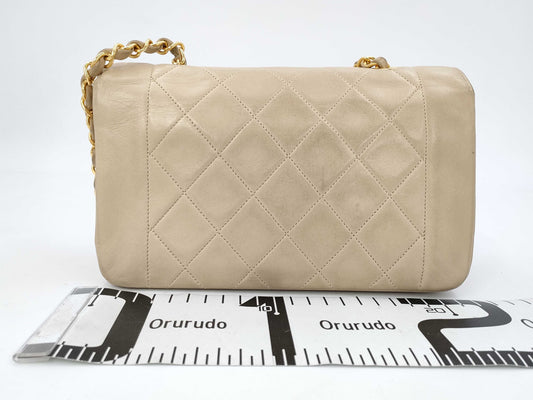 CHANEL Diana Beige Shoulder Bag