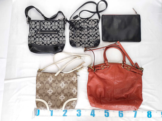 COACH Signature Coach Shoulder Bag 5-Piece Set Shoulder Bag